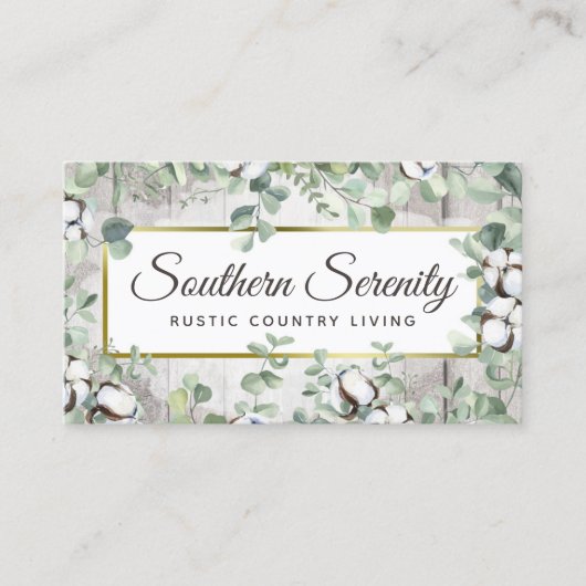 南素朴綿・植物系ソーシャルメディア 名刺 (正面)