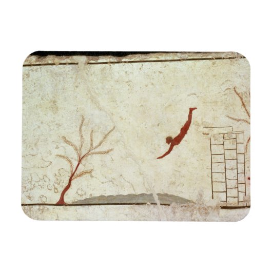 南絵画方の潜水士墓から マグネット (横)