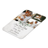 南綿の日付素朴を取り結婚除く マグネット (左側)