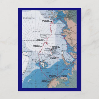 南線の航海地図 ポストカード