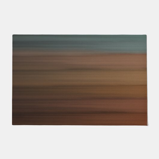 南色彩の鮮やか南砂漠木フェイク材 ドアマット (正面)