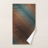 南色彩の鮮やか南砂漠木フェイク材 バスタオルセット (ハンドタオル)