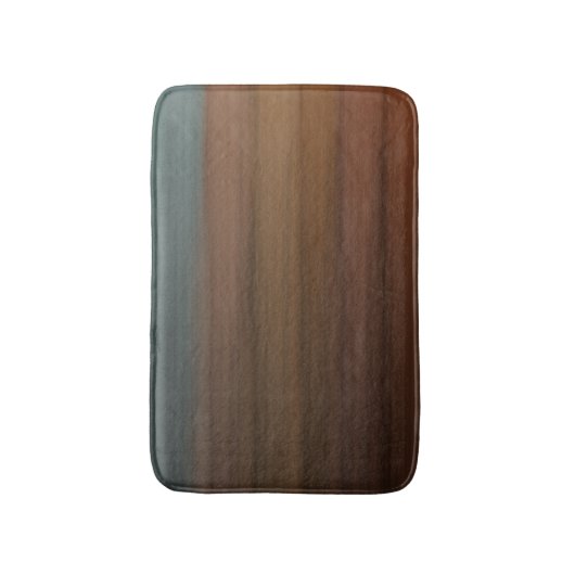 南色彩の鮮やか南砂漠木フェイク材 バスマット (正面縦)