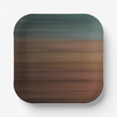 南色彩の鮮やか南砂漠木フェイク材 ペーパープレート (正面)