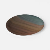 南色彩の鮮やか南砂漠木フェイク材 ペーパープレート (アングル)