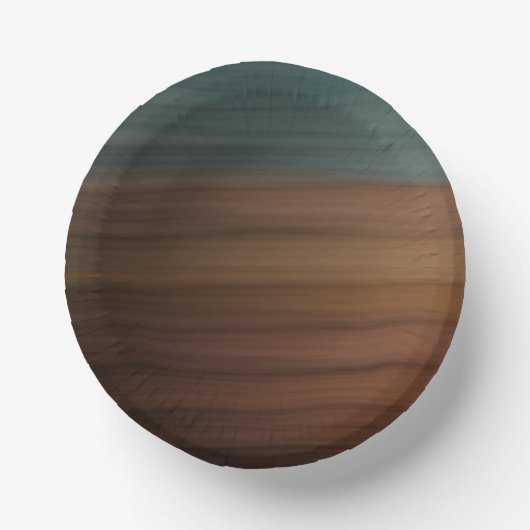 南色彩の鮮やか南砂漠木フェイク材 ペーパーボウル (正面)