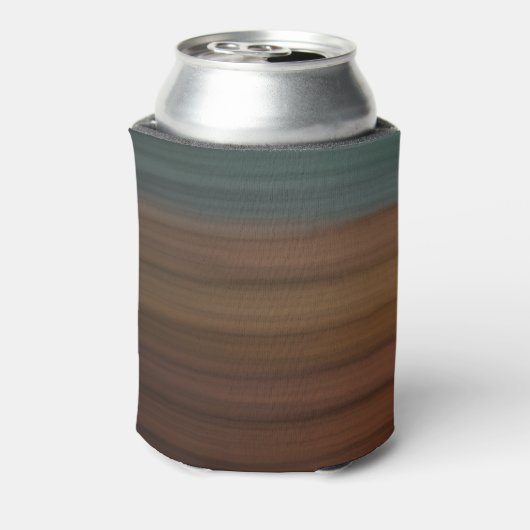 南色彩の鮮やか南砂漠木フェイク材 缶クーラー (缶裏面)