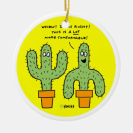 南西おもしろいクリスマスツリーオーナメント メタルオーナメント