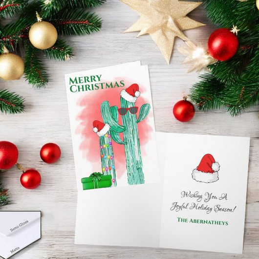 南西おもしろいサボクサスサングラスカスタム シーズンカード