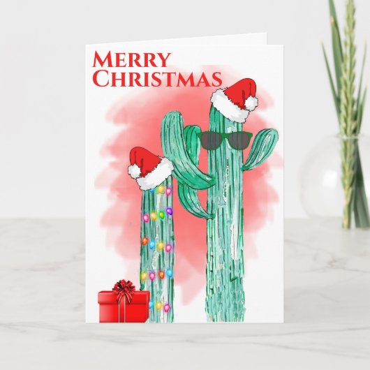 南西おもしろいサボクサスサンタハッツカスタム シーズンカード (正面)