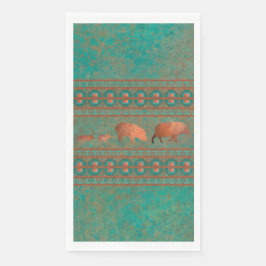 南西おもしろいジャベリーナファミリーコッパーティール（緑がかった色）