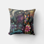 南西お洒落コヨーテパーソナライズされた動物 クッション (正面)