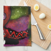 南西お洒落フローラタラベラ – スタイルドンキー キッチンタオル (四つ折り)