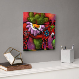 南西お洒落フローラタラベラ – スタイルドンキー スクエア壁時計