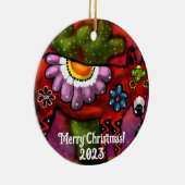 南西お洒落フローラタラベラ – スタイルドンキー セラミックオーナメント (右)