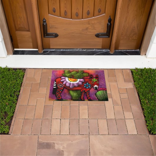 南西お洒落フローラタラベラ – スタイルドンキー ドアマット (室外)