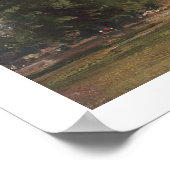 南西からのサリスベリー大聖堂 ポスター (角)