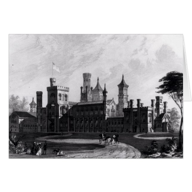 南西からのスミソニアン研究所 (正面横)