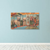 南西からの挨拶素晴らし キャンバスプリント (インサイチュ (ウッドフロア))