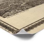 南西から見たアイオワ州ダベンポート ポスター (角)