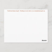 南西がんエンジェルポストカード ポストカード (裏面)