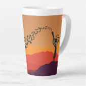 南西こうもりムーンココペリ カフェラテマグ (右アングル)