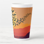 南西こうもりムーンココペリ カフェラテマグ (正面)