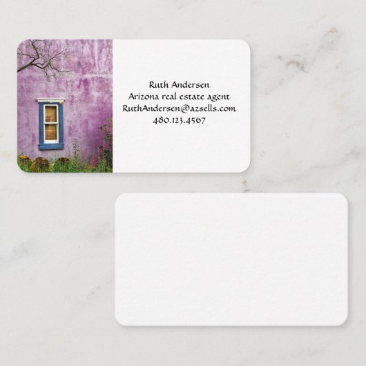 南西に紫と青 名刺 (正面/裏面)