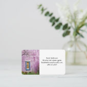 南西に紫と青 名刺 (スタンド正面)