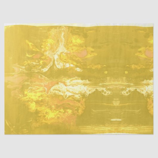 南西に陽気なBohoボヘミアのアクリルの流動Pou 薄葉紙 (正面)