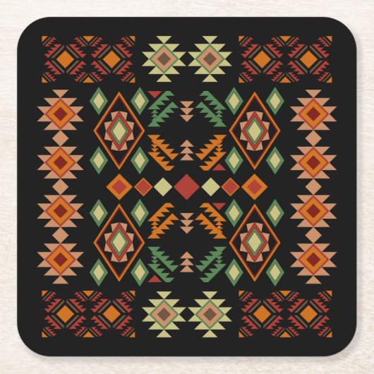 南西のアートシーンへの階段 スクエアペーパーコースター (正面)