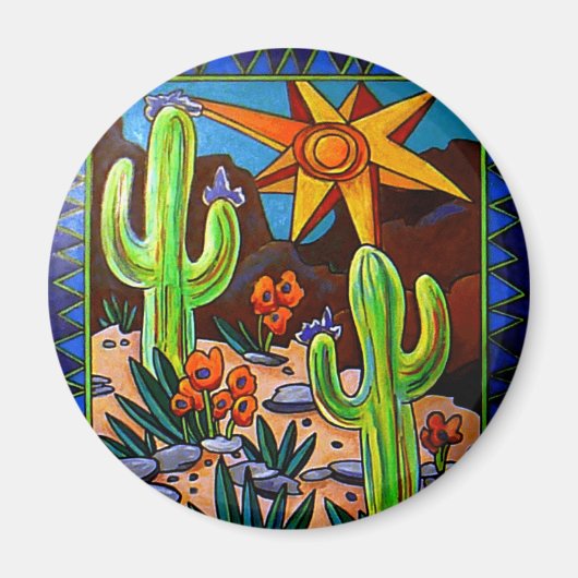 南西のサボテン マグネット (正面)