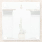 南西のホワイトエントリ ガラスコースター (裏面)