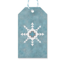 南西の冬のスノーフレークブルーとホワイト