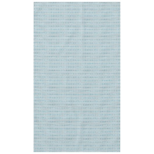 南西の冬の幾何学的スノーフレークパインブルーLg テーブルクロス (正面)