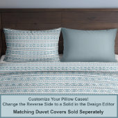 南西の冬の雪とパインズブルースタンダード 枕カバー