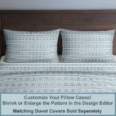 南西の冬の雪とパインズブルースタンダード 枕カバー