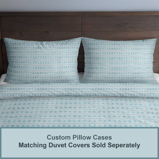 南西の冬の雪とパインズブルースタンダード 枕カバー