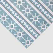 南西の冬の雪と松の木の青 薄葉紙 (詳細)