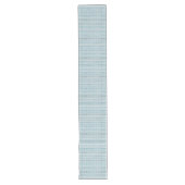 南西の冬の雪のパインズブルーストライプのズ ロングテーブルランナー (正面)