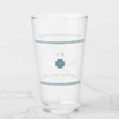 南西の冬の雪澄ん片 タンブラーグラス (正面)