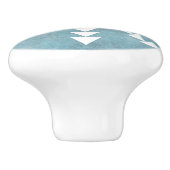 南西の冬の雪片 セラミックノブ (側面)