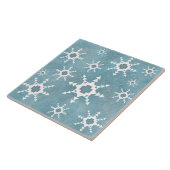 南西の冬の雪片 タイル (側面)