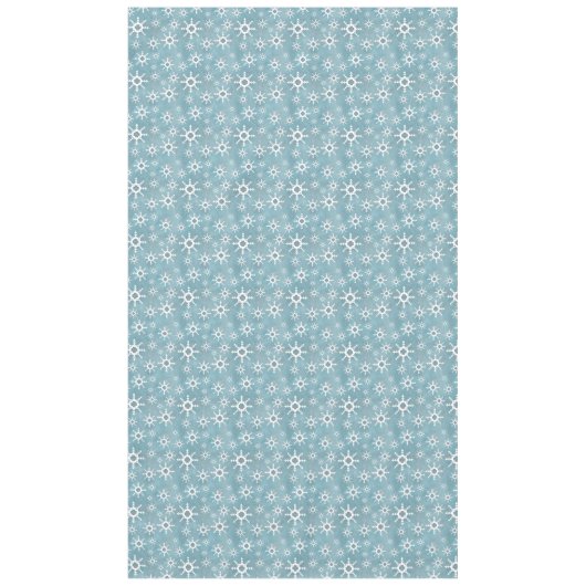 南西の冬の雪片 テーブルクロス (正面)