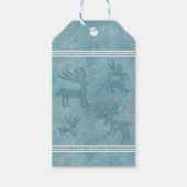 南西の冬の鹿とパインズブルー ギフトタグ (正面)