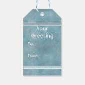 南西の冬の鹿とパインズブルー ギフトタグ (裏面)