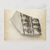 南西の古代アナサジ先住民アメリカ陶器 ポストカード (正面)