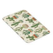 南西の図形ステップ |サボテン模様 マグネット (右側)