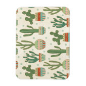 南西の図形ステップ |サボテン模様 マグネット (縦)