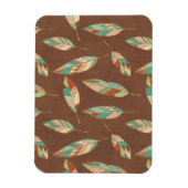 南西の図形ステップ |南西フェザーパターン マグネット (縦)